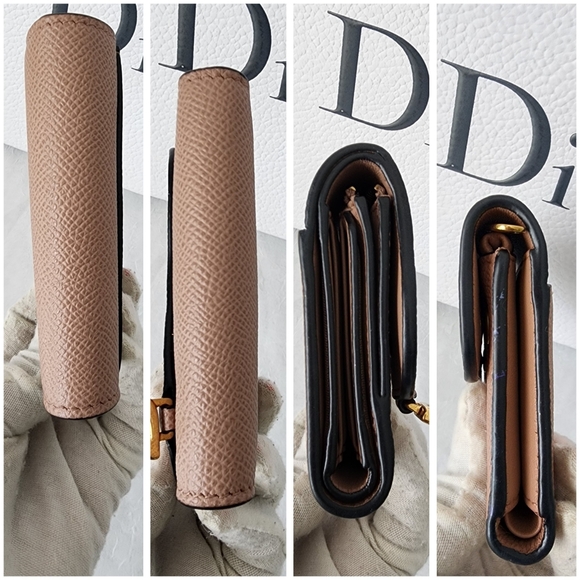 Auth Dior LIKE NEW Taurillion Saddle Lotus Wallet - Picture 10 of 11